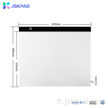 Planche à dessin LED pratique JSKPAD